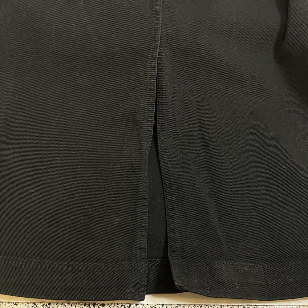Lauren Ralph Lauren Vintage Black Midi Long Denim Skirt Women's Sz 8 - Picture 12 of 16